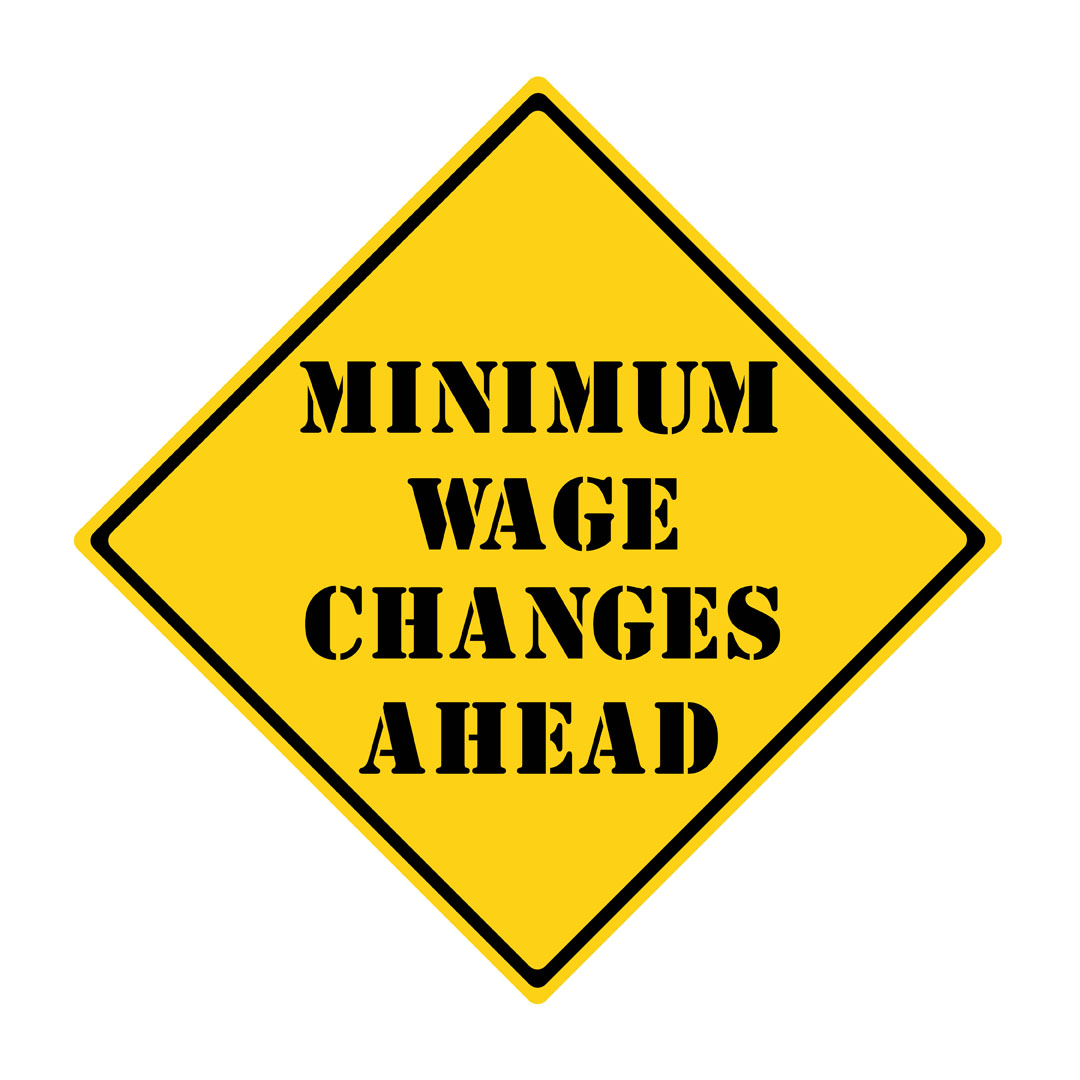 MinimumWageRoadSign